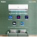 Air Conditioner: Haier 1.6 Ton 5 Star, WiFi, Inverter Split AC(Copper, Convertible 7 in 1 Cooling Modes, Antibacterial Filter, 2023 Model, HSU19U-PYFC5BE-INV, White)